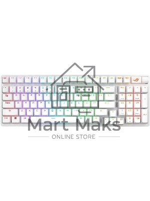 Клавиатура проводная ASUS X901 SCOPE II 96 WL/WHT/NXSW/RU/PBT