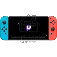Игровая приставка Nintendo Switch OLED сине-красный