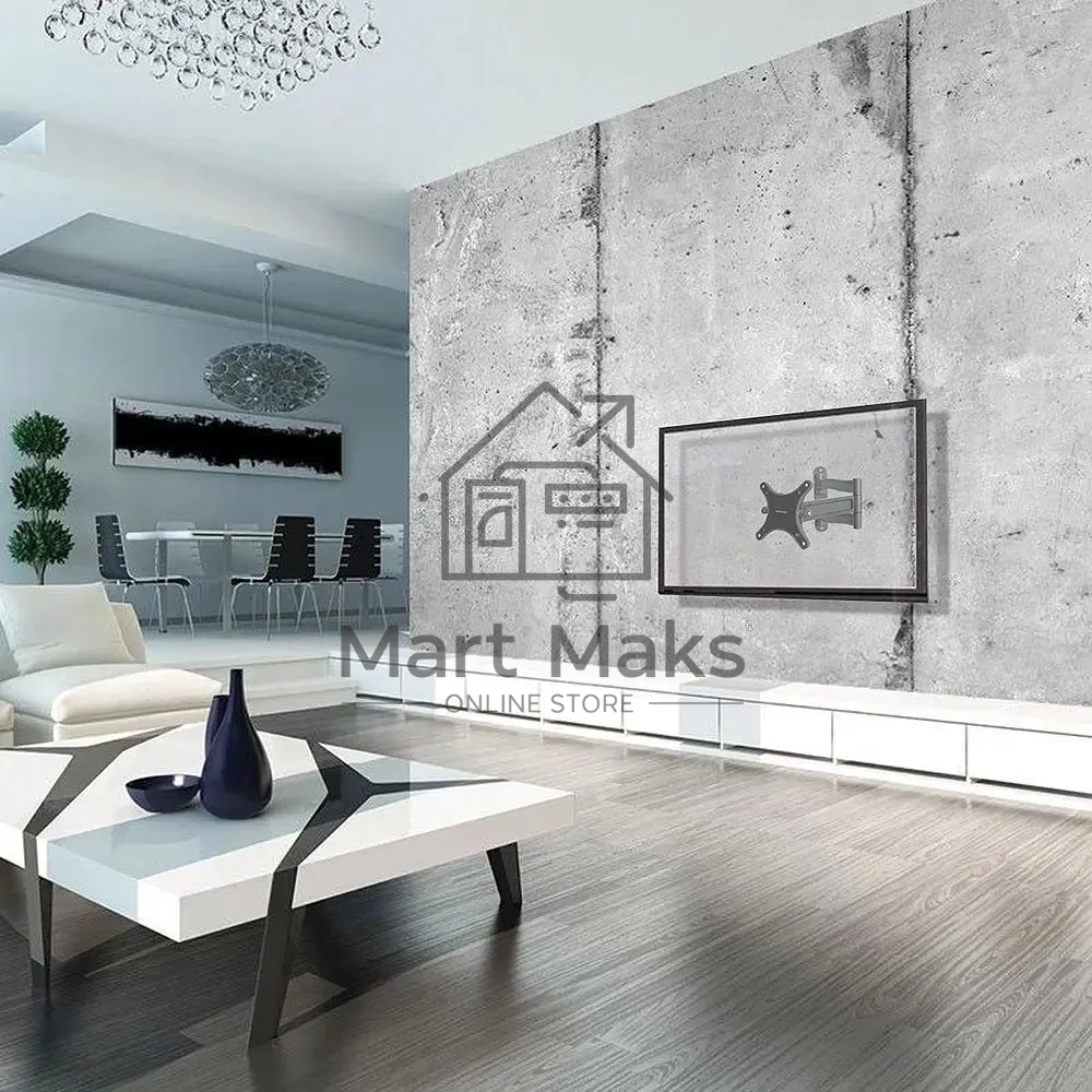 Кронштейн для телевизора Kromax TECHNO-1 темно-серый, 10