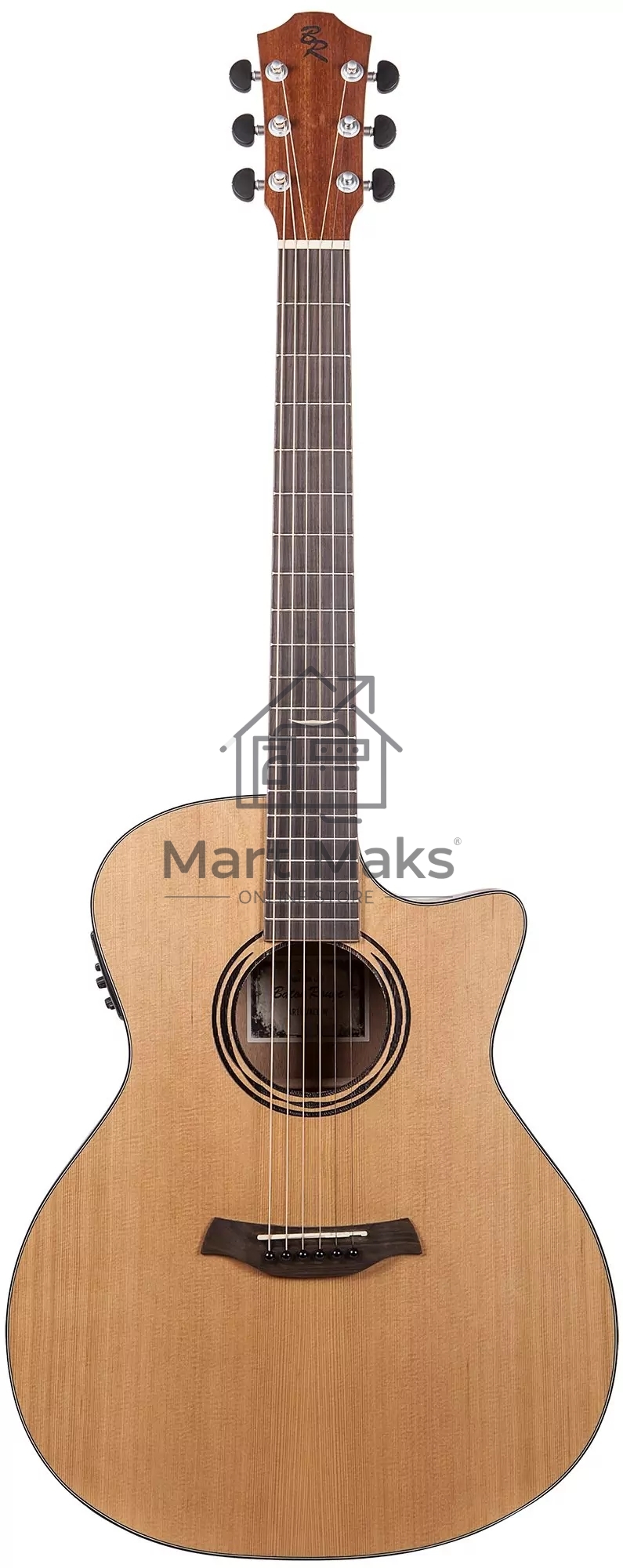 Электроакустическая гитара BATON ROUGE AR11C/ACE-W 6 струн, цвет натуральный
