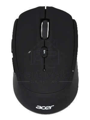 Мышь беспроводная Acer OMR050 черный, 1600 dpi, радиоканал, Bluetooth, USB, кнопки - 6