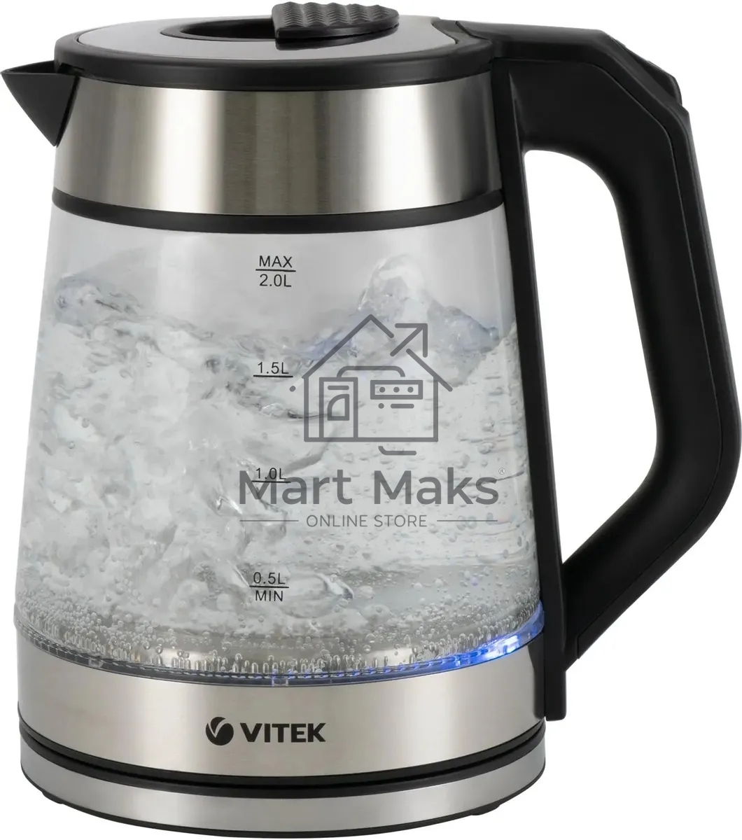 Чайник Vitek VT-1176 черный 2200W 1.7л