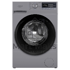 Стиральная машина Maunfeld MFWM148STSL02 серебристая, загрузка фронтальная 8кг, 1400 об/мин., класс: A+++