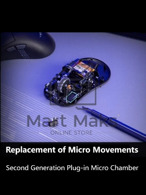 Мышь беспроводная ASUS ROG KERIS II ORIGIN, 54g, Wired, 2.4GHz RF, Bluetooth 5.1, 42K DPI sensor, 5 Prograммable Buttons, Black