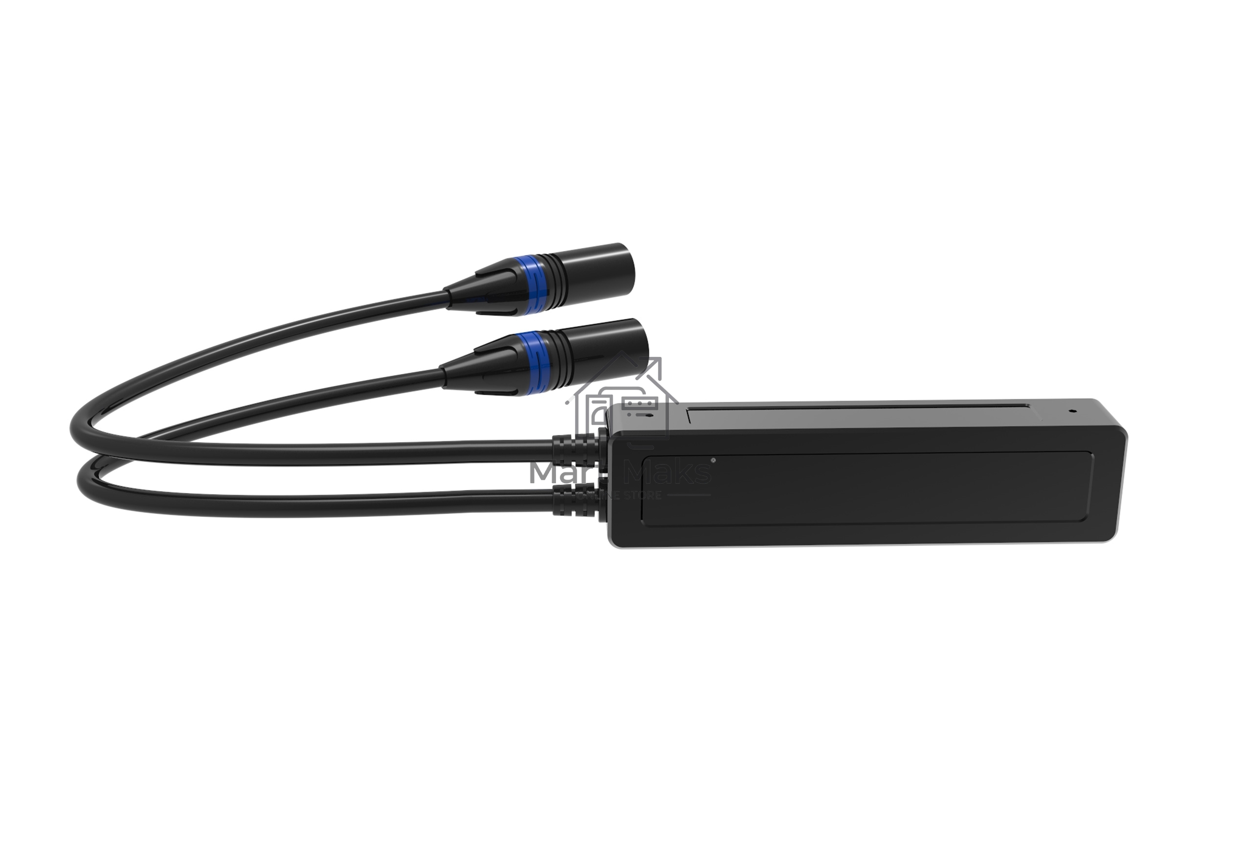 Конвертер Dante Infobit  iTrans DX-R-22  Аналоговый Аудио Декодер (Rx) с PoE: 1xRJ45(Dante); 2хXLR(M) (2 канала OUT). 44.1, 48, 96 kHz (24 bit). ПО Dante Controller. 125мм Ш  x 33мм Г  x 28мм В