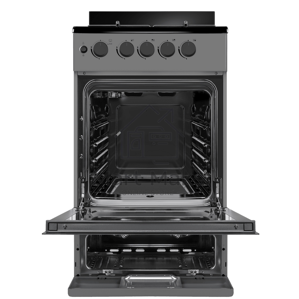 Плита газовая Maunfeld MGC50GEGR08 серый, конфорок 4 шт, духовка 59 л, 50 см x 88 см x 65 см