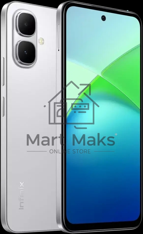 Смартфон Infinix SMART 10 4/128Gb серебристый