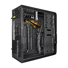 Компьютерный корпус ExeGate EX278396RUS Miditower ExeGate XP-329S Black, ATX, (XP400, Black,120мм), 2хUSB, Audio