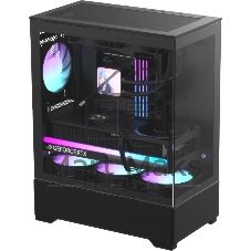 Корпус Formula Crystal Z1 V2 Black, Midi-Tower, чёрный