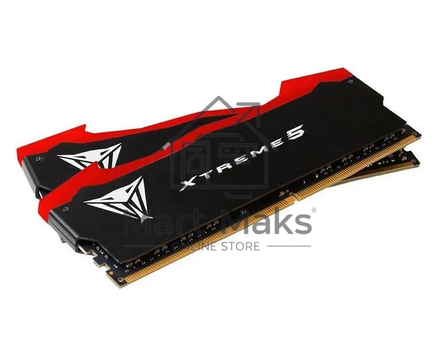 Оперативная память Patriot Viper Xtreme 5, DDR5, 48GB (2x24GB), 8200MHz, CL38, DIMM, с радиаторами, черный