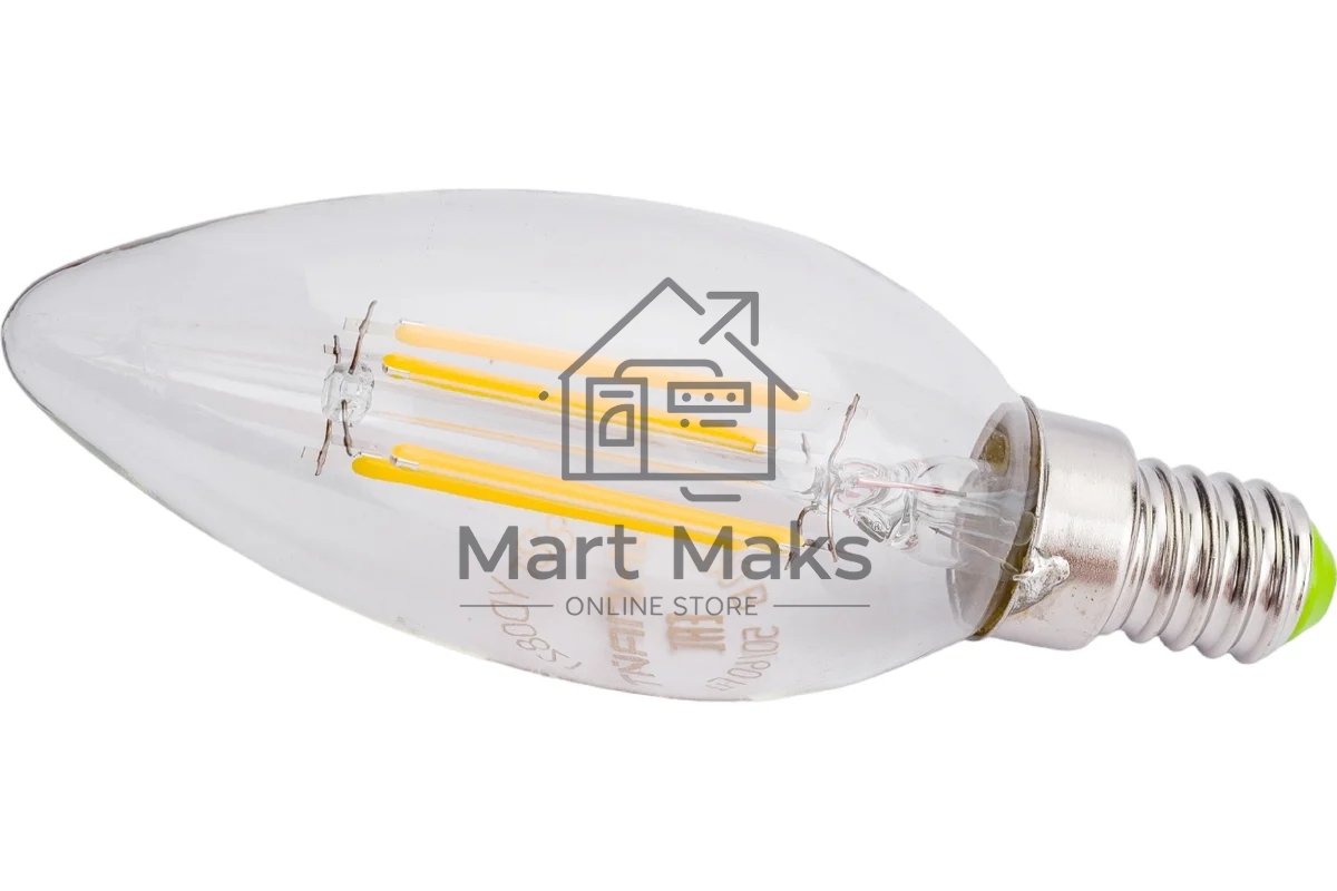 Лампа светодиодная ОНЛАЙТ 80892 OLL-F-C35-08-230-2.7K-E14