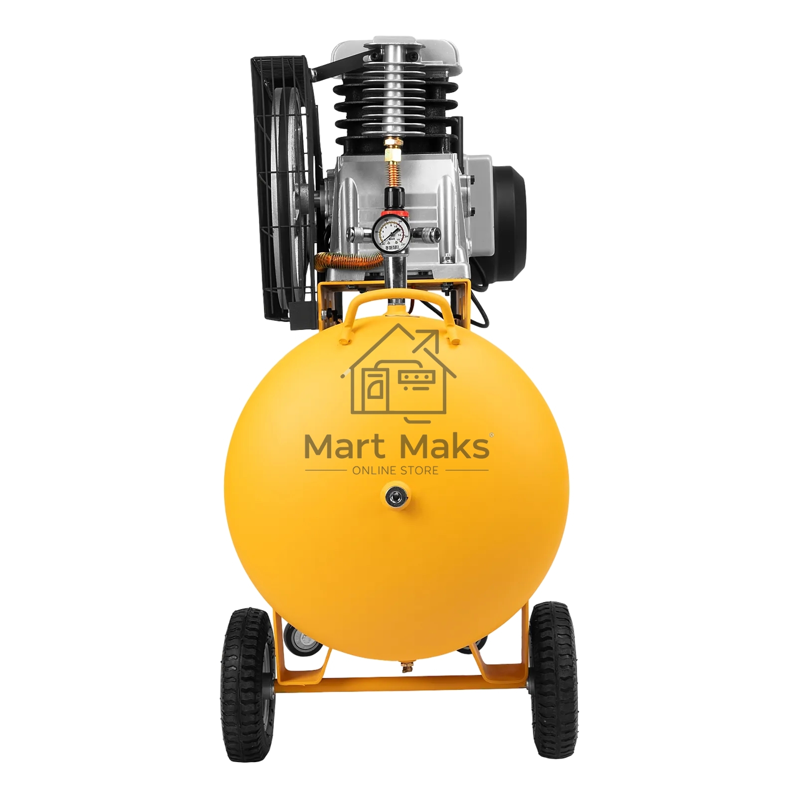 Компрессор воздушный Denzel BCI3000-T/200 рем. привод, 3,0 кВт, 200 л, 530 л/мин