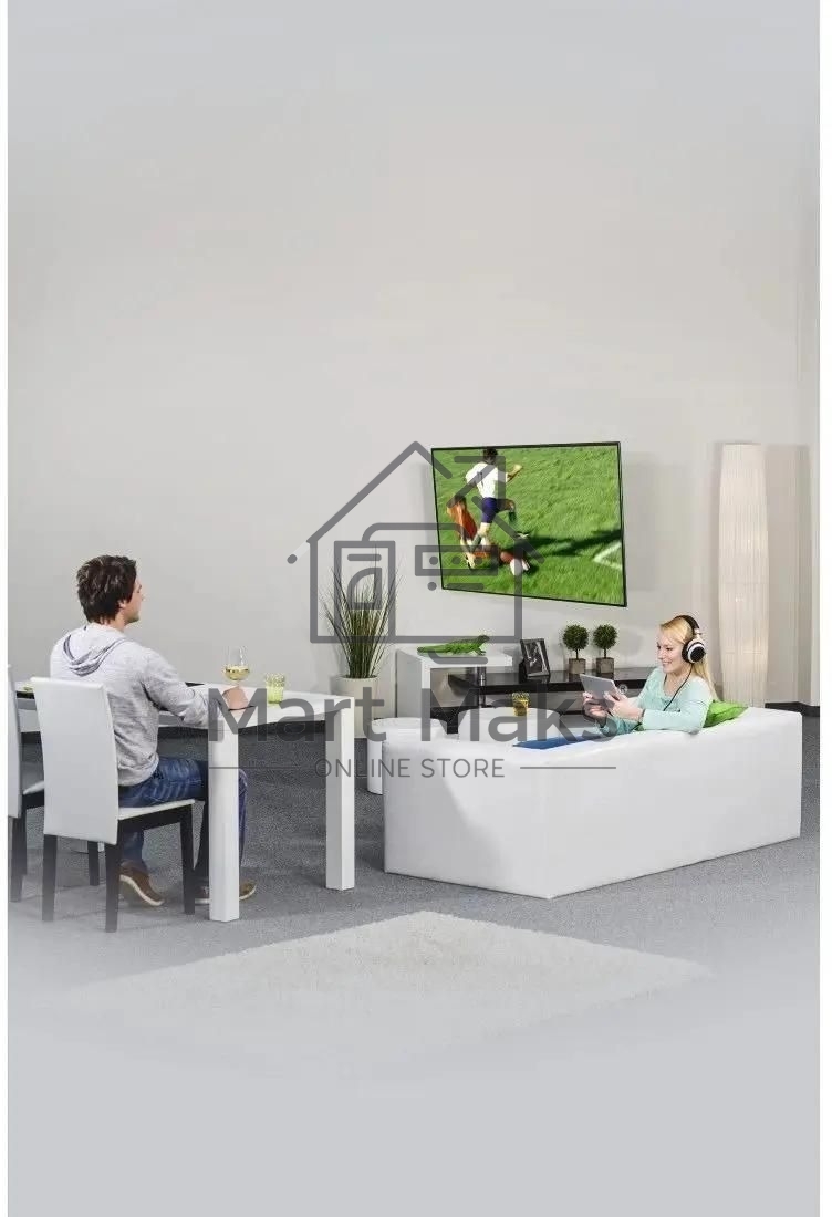 Кронштейн для телевизора Hama 00220855 черный/белый 19