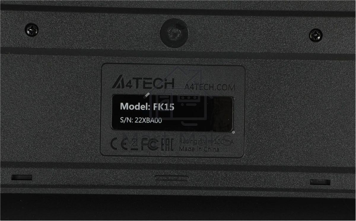 Клавиатура проводная A4Tech Fstyler FK15, USB, черный