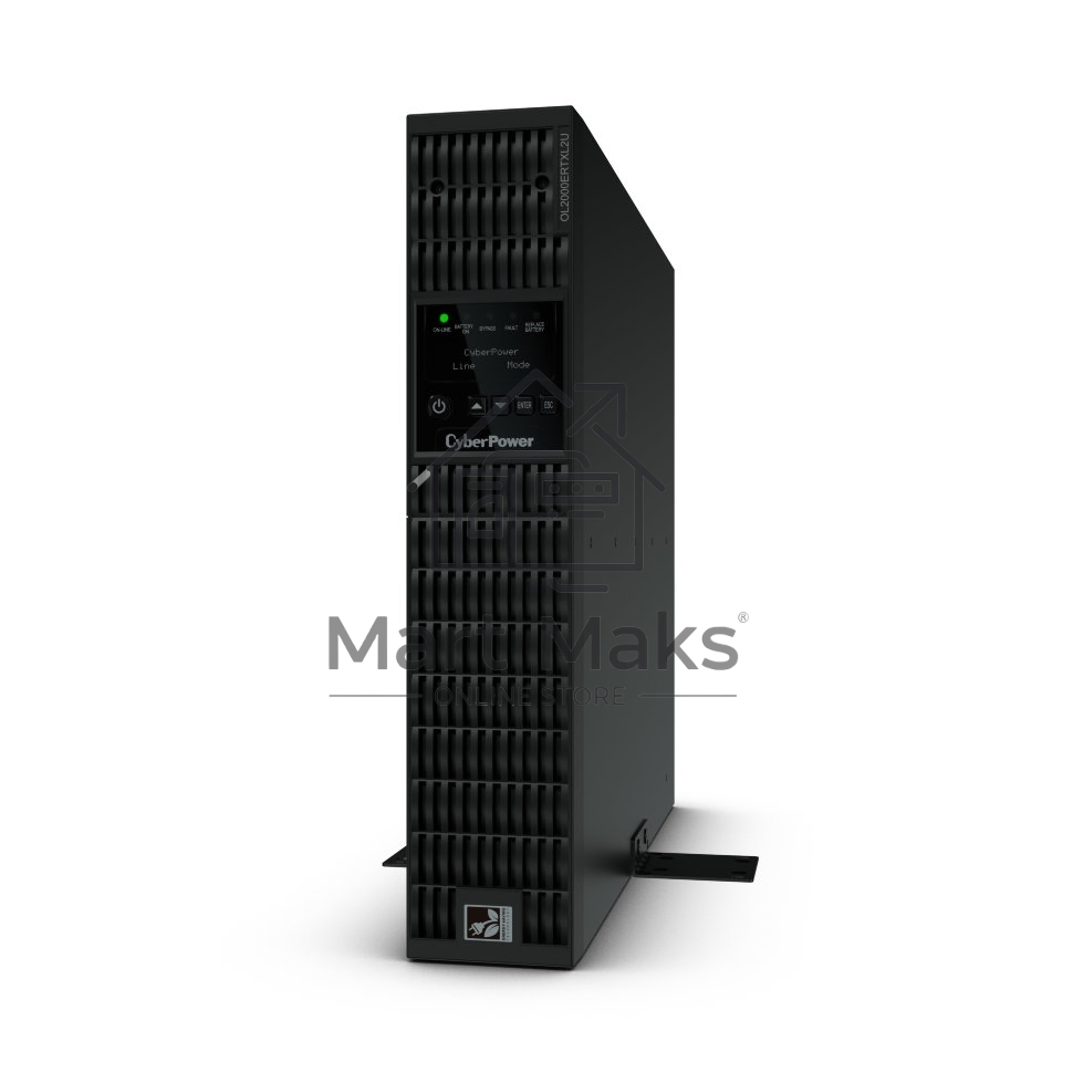 Источник бесперебойного питания Online CyberPower OL2000ERTXL2U 2000VA/1800W USB/RS-232/Dry/EPO/SNMPslot/RJ11/45/ВБМ (8 IEC С13, 1 IEC C19)