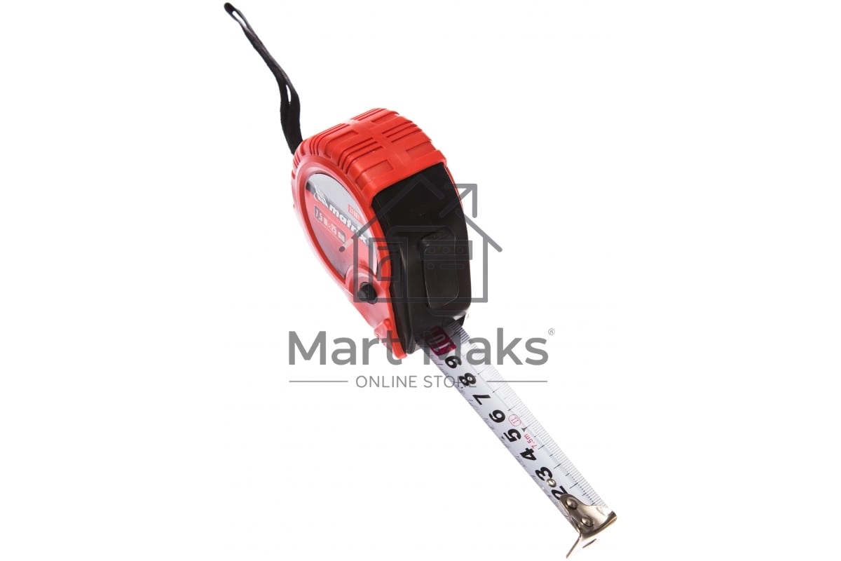 Рулетка MATRIX Rubber, 7,5 м х 25 мм, обрезиненный корпус 31001
