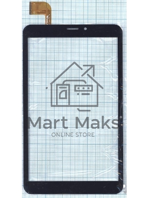 Сенсорное стекло (тачскрин) WJ1312-FPC-V1.0, черное