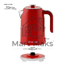 Чайник электрический Galaxy Line GL 0349 1.7 л, 2200 Вт, красный корпус: нерж.сталь (ГЛ0349Л)