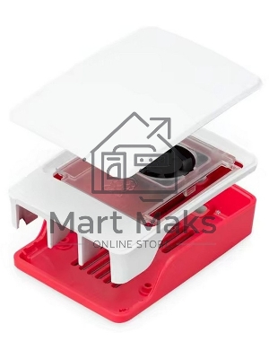 Пластиковый корпус RA795 для Raspberry Pi 5 c активным вентилятором