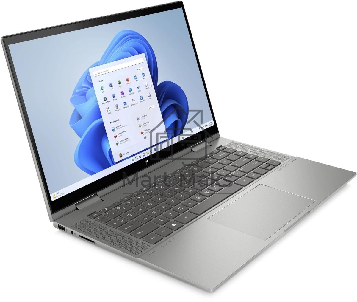 Ноутбук HP Envy x360, серебристый 15.6