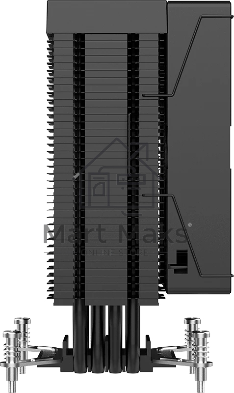 Устройство охлаждения(кулер) Formula Ice Boid 4PSD12 черный 120мм алюминий+медь 2200rpm 34db 4-pin 200W 157мм