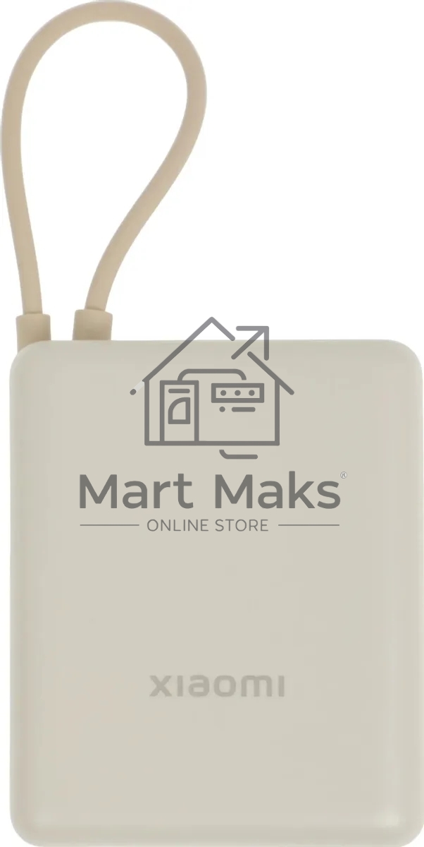 Портативный аккумулятор Xiaomi BHR9333GL 10000mAh PD 33W 3A USB-A/USB-C бежевый