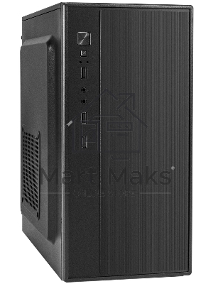 Компьютерный корпус Minitower ExeGate BAA-408-AA500 (mATX, БП AA500 с вент. 8см, 2*USB, HD Audio, черный)