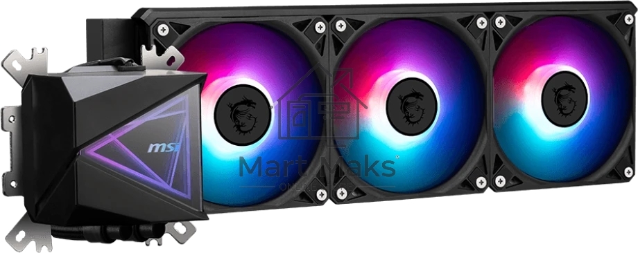 Система жидкостного охлаждения MSI MAG CORELIQUID I360 3x ARGb Gen2 Fan, ARGb Gen2 Block, Color Box