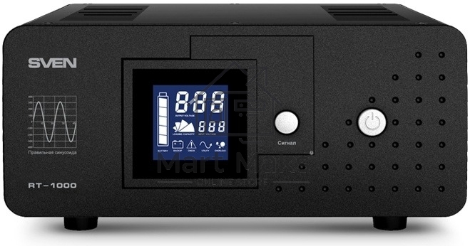 Источник бесперебойного питания SVEN RT-1000 черный