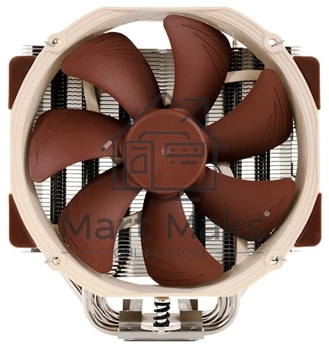 Кулер для процессора Noctua NH-U14S, 140 мм, медь, 300-1500 об/мин, 24.6 дБ, 4 pin PWM, 220 Вт, высота 165 мм