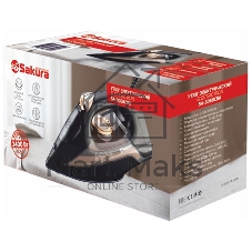Утюг Sakura SA-3068CBK черный/ золотой, 2400 Вт, 120 г/мин, 420 мл