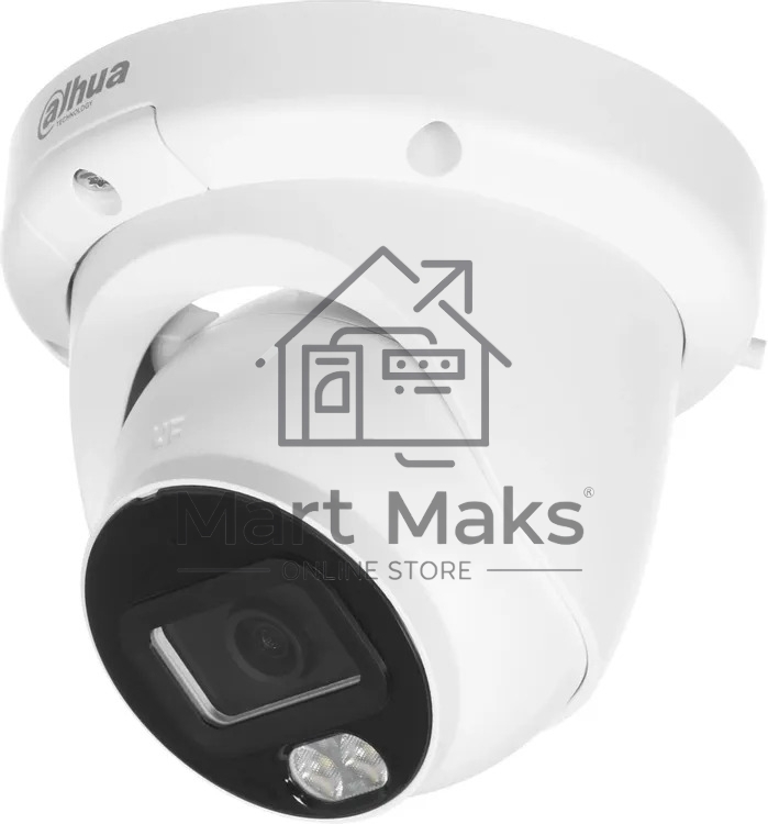 Камера видеонаблюдения Dahua DH-IPC-HDW3449QMP-S-IL-0280B, IP, 4 Мп, 2.8 мм, белая