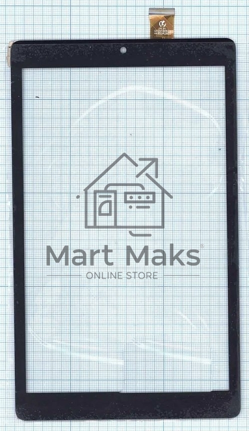 Сенсорное стекло (тачскрин) RP-275A-8.0-FPC-A2, черное