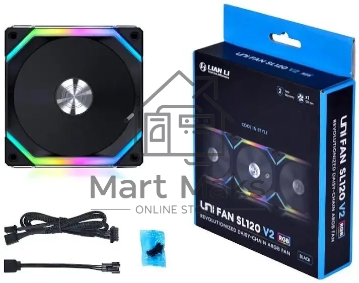 Вентилятор Lian-Li SL V2 120 G99.12SLV21B.00 черный 1600rpm 29dB 4-pin