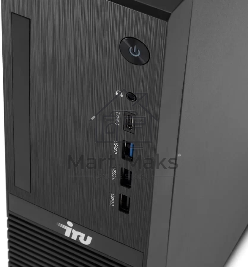 Компьютер ПК IRU 310SC SFF Cel G6900 (3.4) 8Gb SSD256Gb UHDG 710 Windows 11 Professional GbitEth 200W черный (2017897)