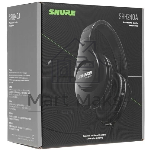 Наушники Shure SRH240A-BK-EFS черный