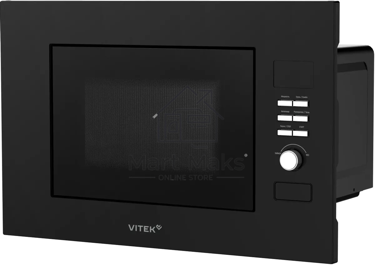Микроволновая печь Vitek VBMW 2040 BG 20л. 700Вт черный (встраиваемая)