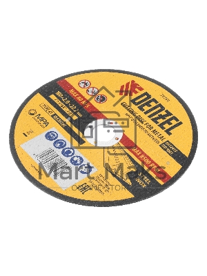 Круг отрезной по металлу Denzel WA46TBF 180 х 2,0 х 22,2 мм