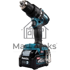 Дрель-шуруповерт Makita HP002GD201, 40 В, 2,5 Ач, 64 Нм, бесщеточный, ударный