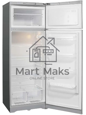 Холодильник Indesit TIA 16 S серебристый двухкамерный 245/51л морозилка сверху