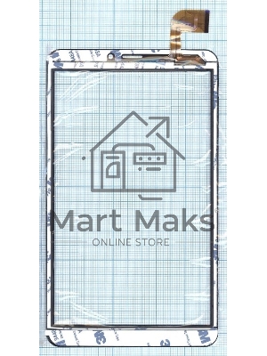 Сенсорное стекло (тачскрин) WJ1312-FPC-V1.0, черное