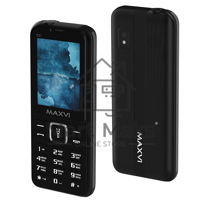 Мобильный телефон Maxvi K21 черный