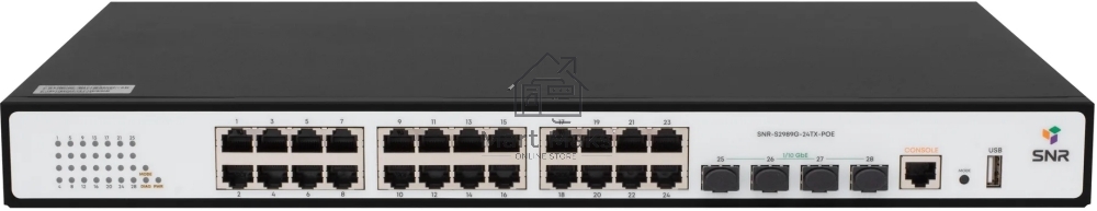 Управляемый коммутатор SNR уровня 2 SNR-S2989G-24TX