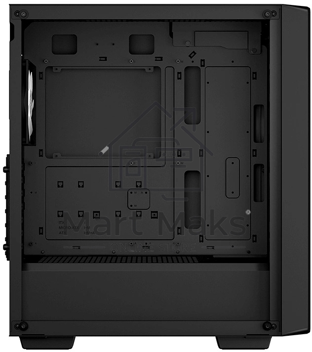 Компьютерный корпус Deepcool CC560 MESH V2 черный без БП ATX 8x120mm 5x140mm 1xUSB2.0 audio bott PSU