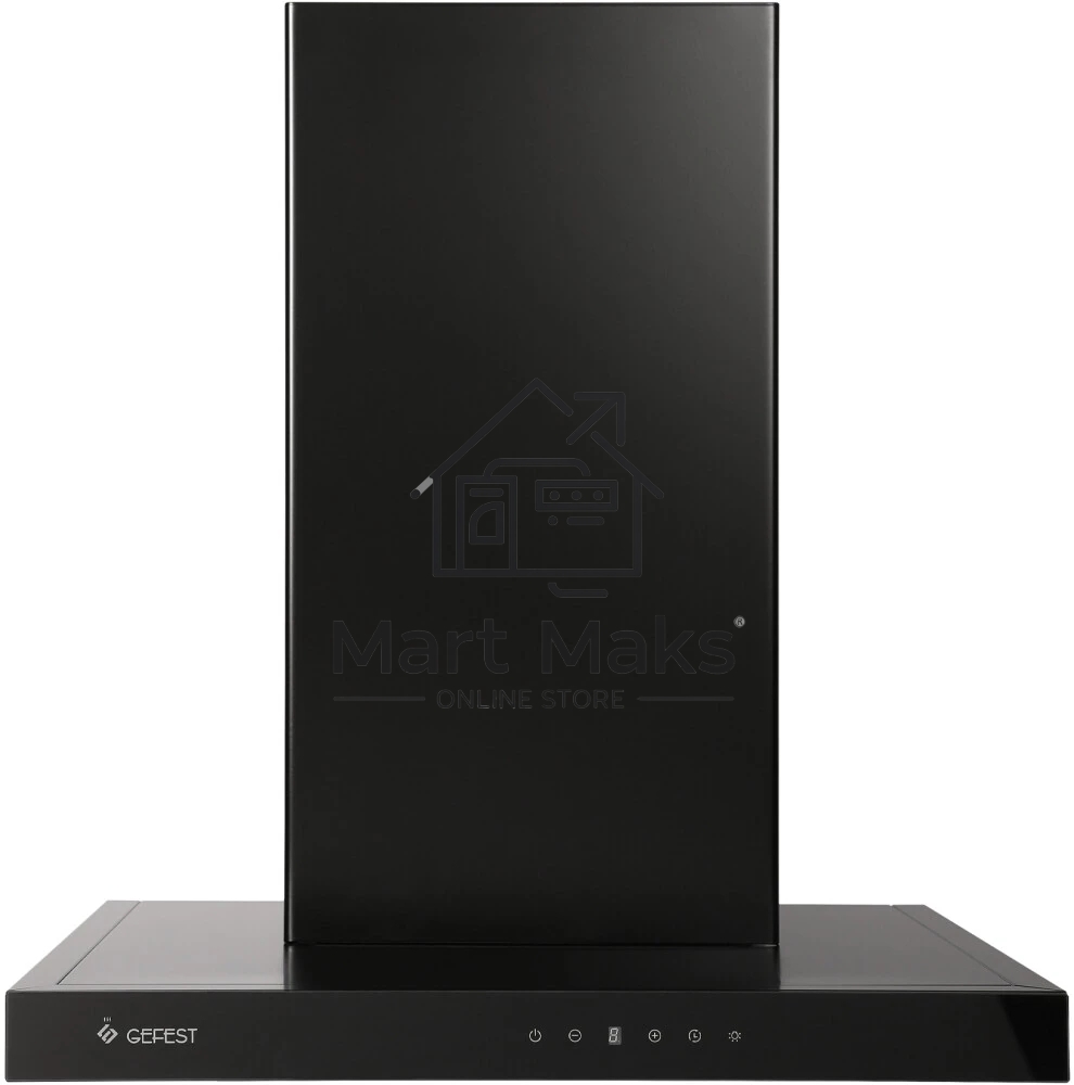 Вытяжка встраиваемая Gefest BO 3606 C23 черный, 60 см, 1000 куб. м/ч, 78 дБ
