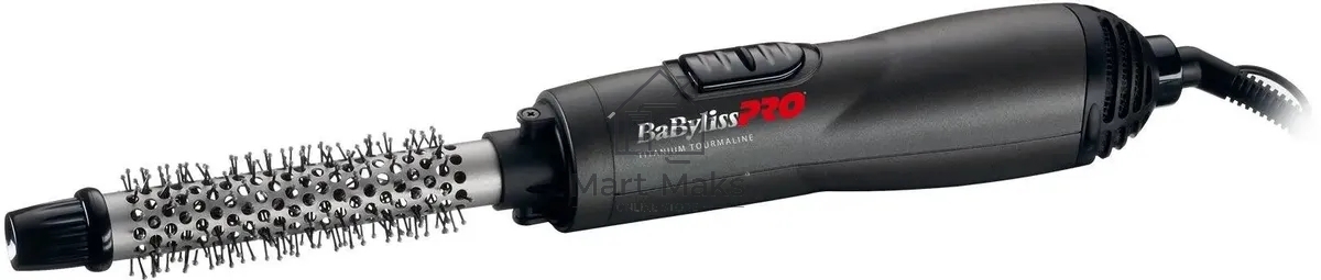 Фен-щетка BaByliss Pro Titanium Tourmaline, 700 Вт, 1 насадка (19 мм), черная