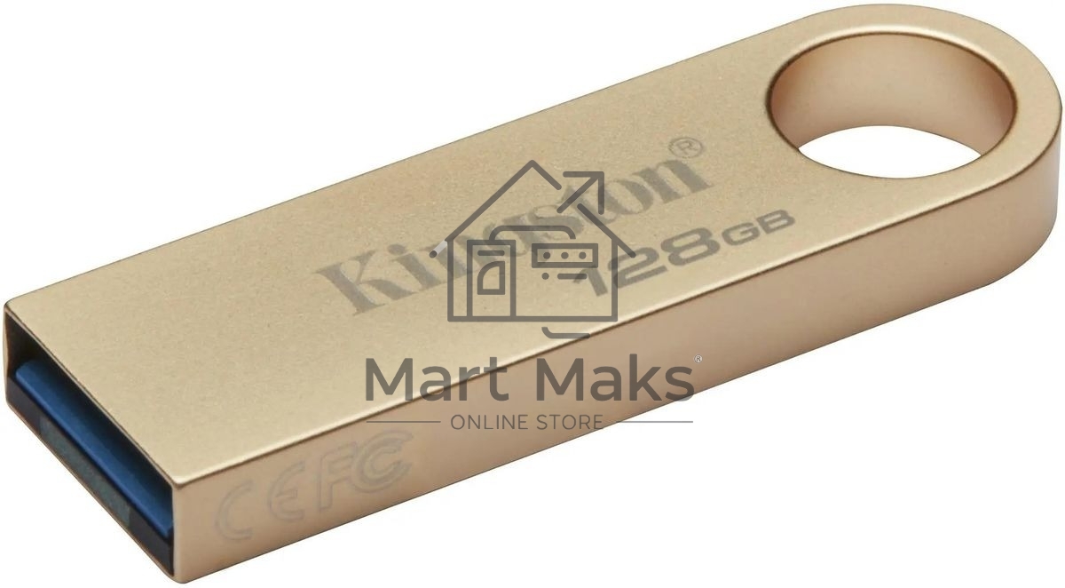 Флешка USB R/W Kingston 128GB DataTraveler SE9 DTSE9G3/128GB USB3.0 золотистый