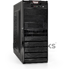 Компьютерный корпус ExeGate EX278396RUS Miditower ExeGate XP-329S Black, ATX, (XP400, Black,120мм), 2хUSB, Audio