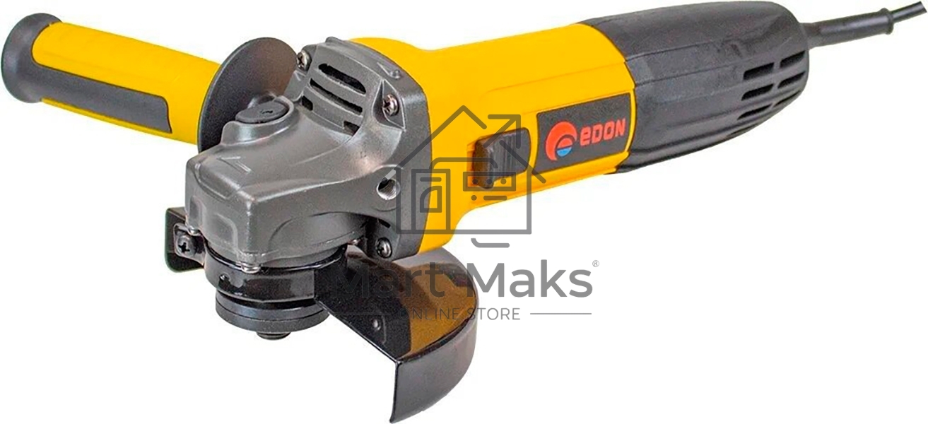 Угловая шлифмашина EDON AG-125/900C желтый/черный 28227