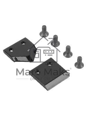 Нож шнека для грунта Denzel ER-100, диаметр 100 мм, комплект 2 шт